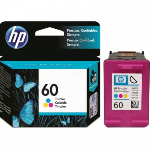 CARTUCHO HPINC 60 TRICOLOR DJ 1660/2660/F4280/F4480/C4780/D110 165 PAG CC643WL