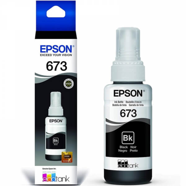 BOTELLA EPSON T673 NEGRO/ CIAN/ AMARILLO/ MAGENTA L800 4000 PAG T673120-AL