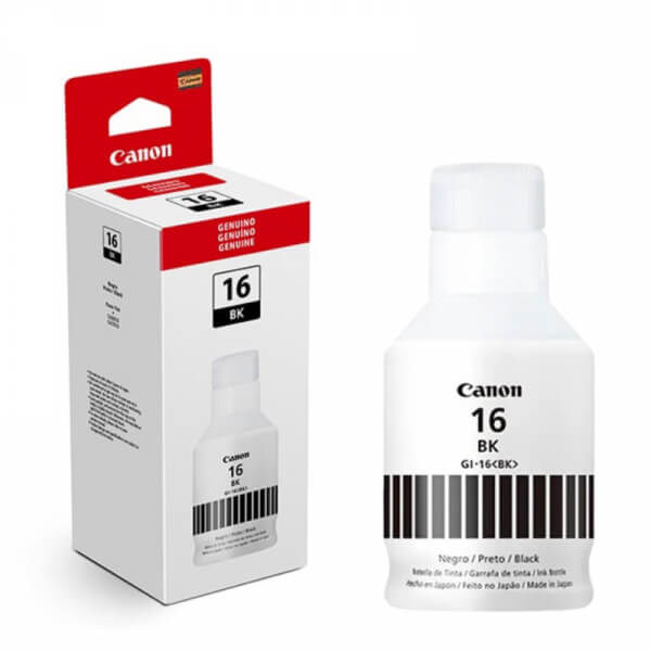 BOTELLA CANON GI16BK NEGRO GX6010/GX7010 6000 PAG GI16BK