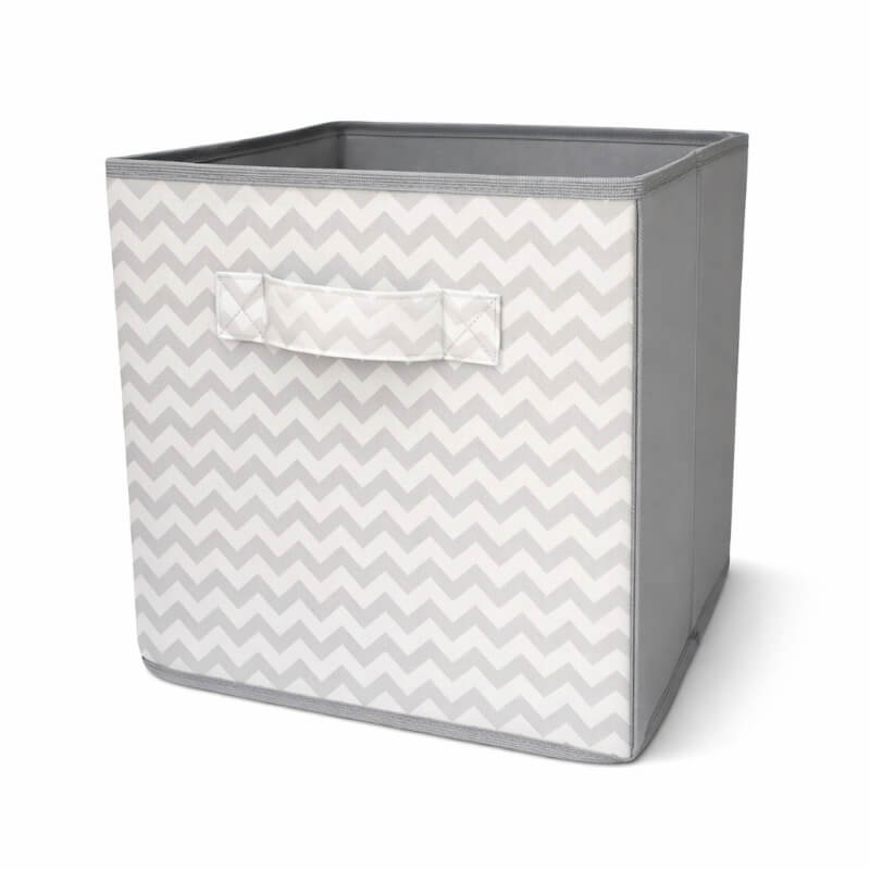 Caja Organizadora Zigzag gris claro