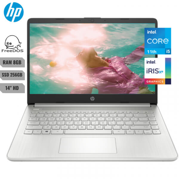 PORTATIL HP 14-DQ2519LA INTEL CORE I5 1135G7 (11VA) 8GB SSD 256 GB 14″
