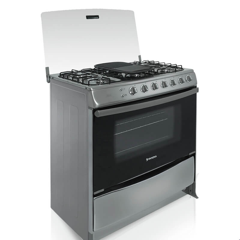 COCINA 6 QUEMADORES INNOVA ALHELI A GAS