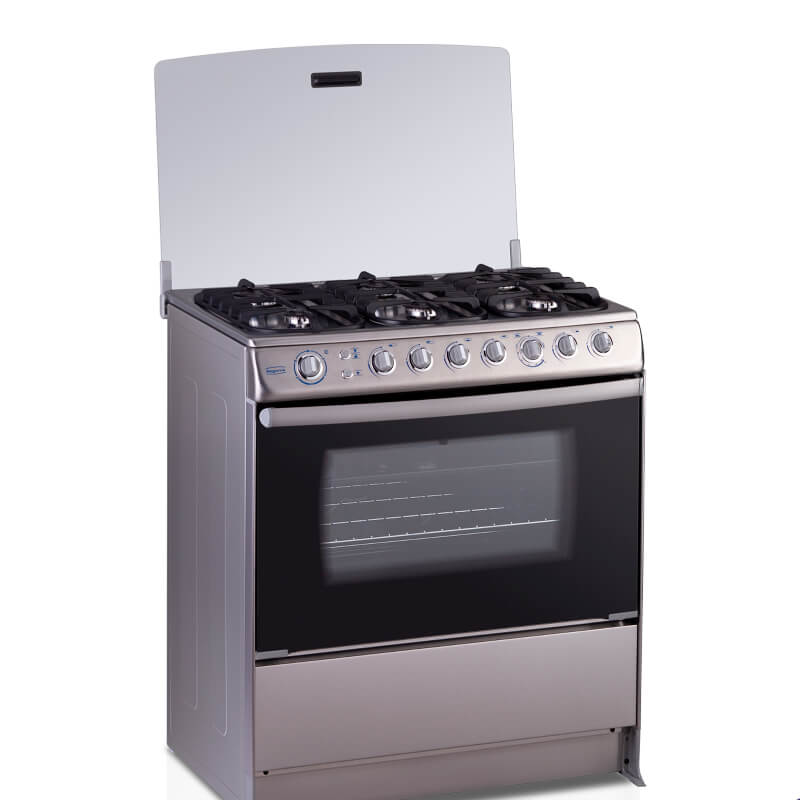 COCINA 6 QUEMADORES INNOVA BEGONIA 6Q NIQUELADA E.E HORNO