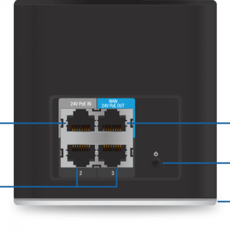ROUTER AIRCUBE ISP AP 4P LAN WI-FI 2.4GHZ MIMO