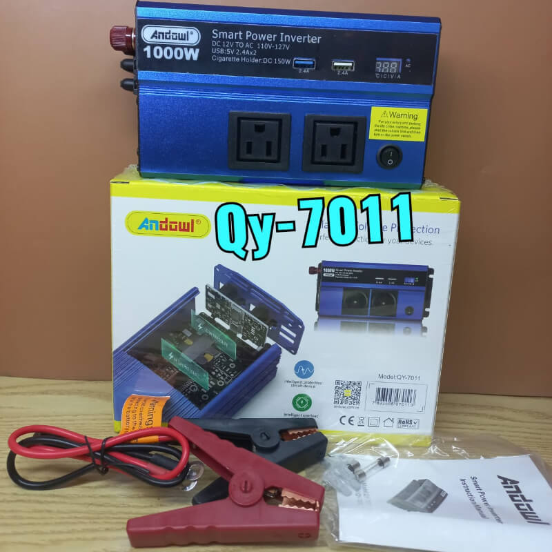 CONVERTIDOR 1000W 12V A 110V