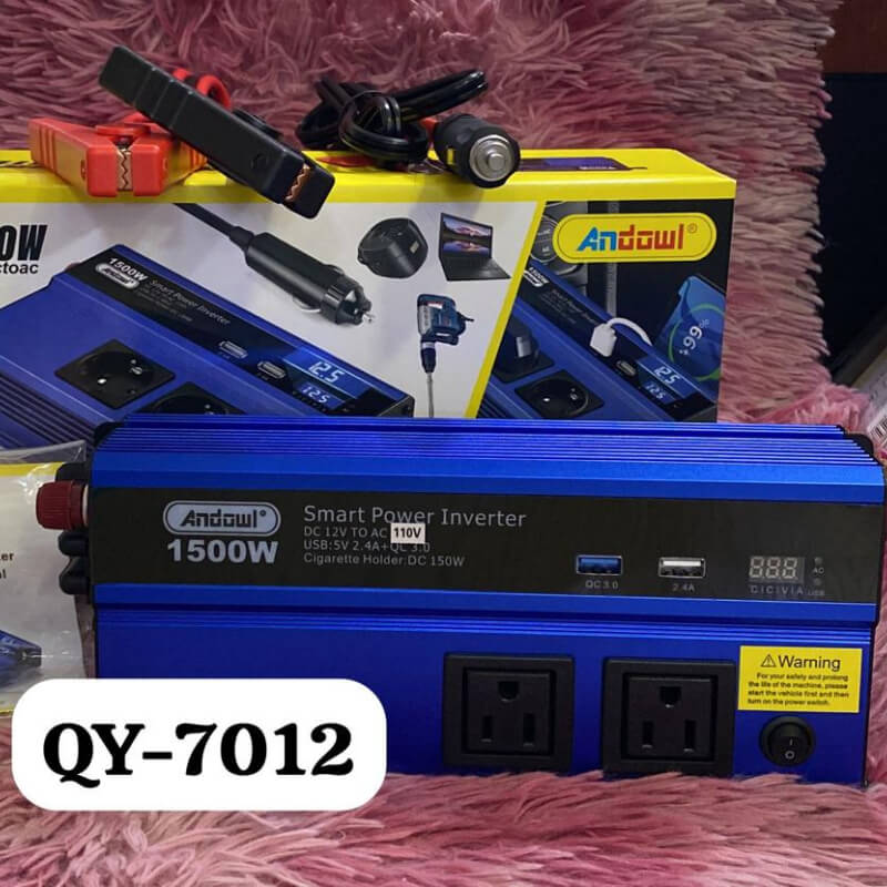 CONVERTIDOR 1500W 12V A 110V