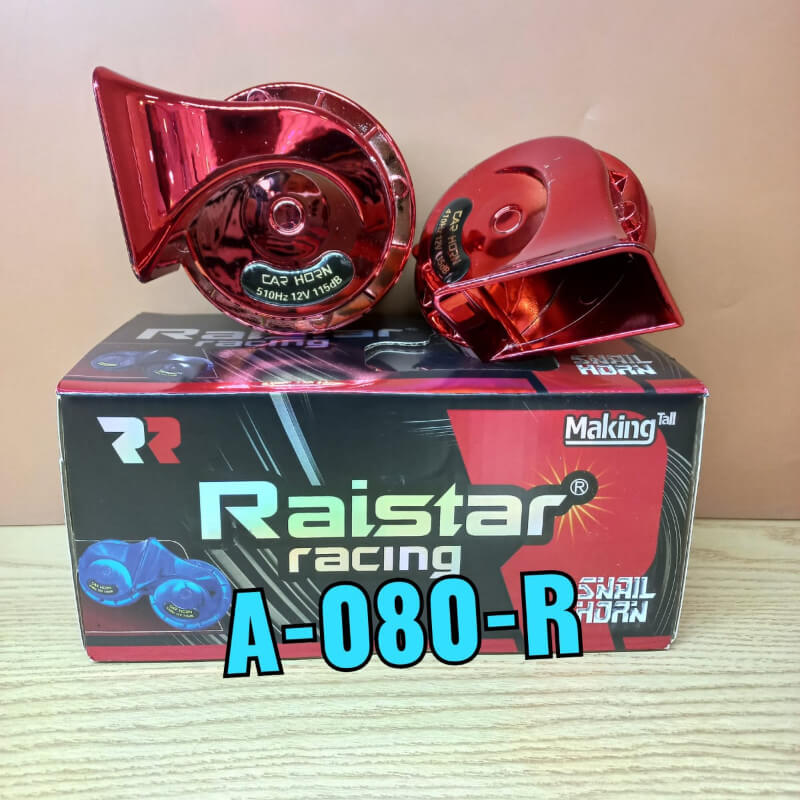 Pito 12v caracol Rojo