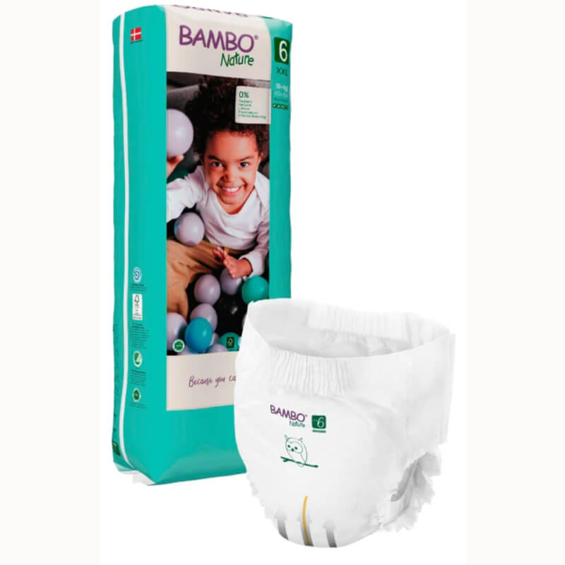 PAÑALES BAMBO NATURE PANTS 6 38