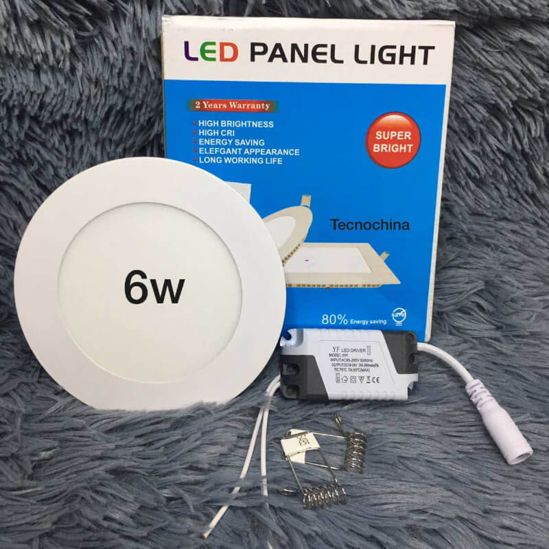 panel de 6W luz blanco ■