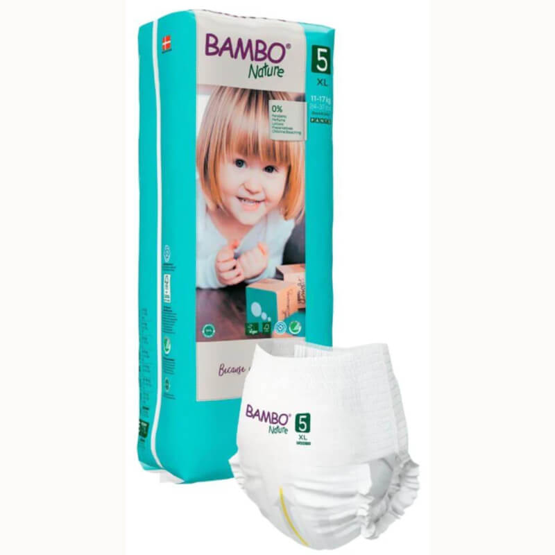 PAÑALES BAMBO NATURE PANTS 5 38
