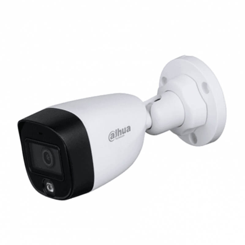 Dahua | Cámara Bullet HDCVI 2MP | Full-Color 24/7 | Micrófono Integrado | IP67 | LED 20m