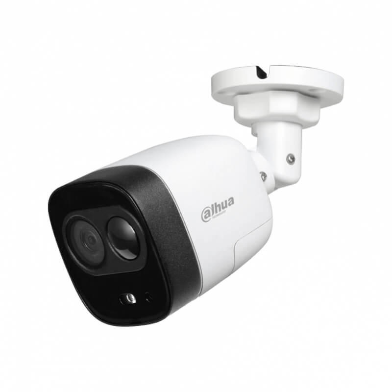 Dahua | Cámara Bullet HDCVI 2MP | Disuasión Activa con Luz y Sirena | IR 20m | IP67