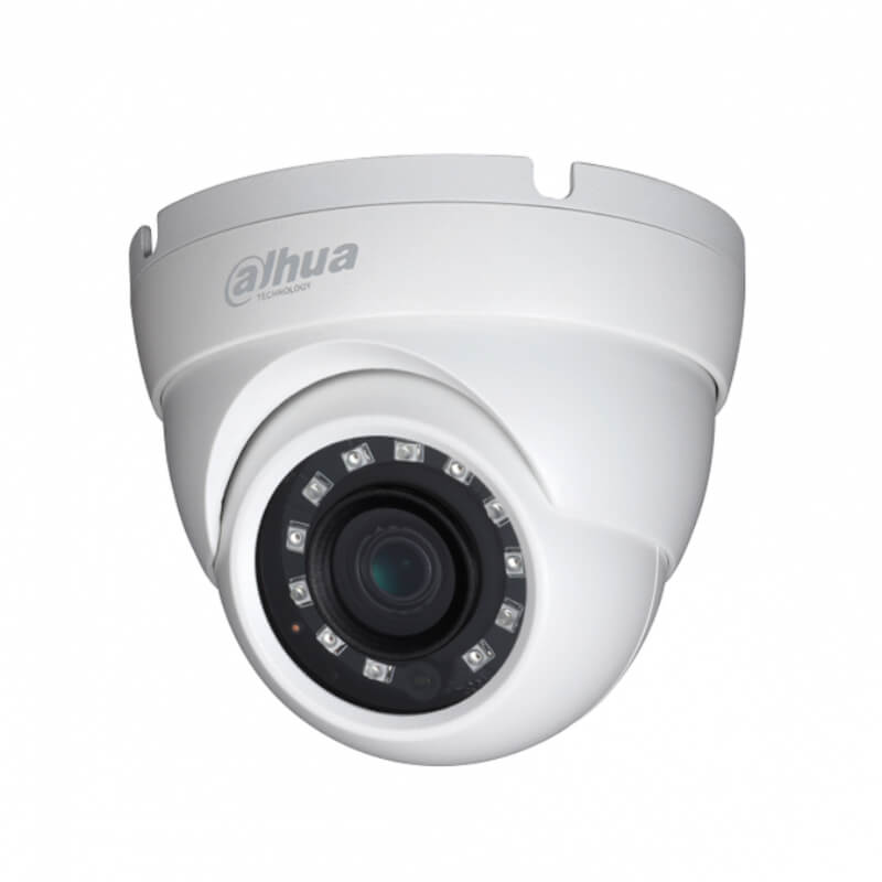Dahua | Cámara Domo HDCVI 4MP | WDR 120dB | IR Inteligente 30m | Protección IP67