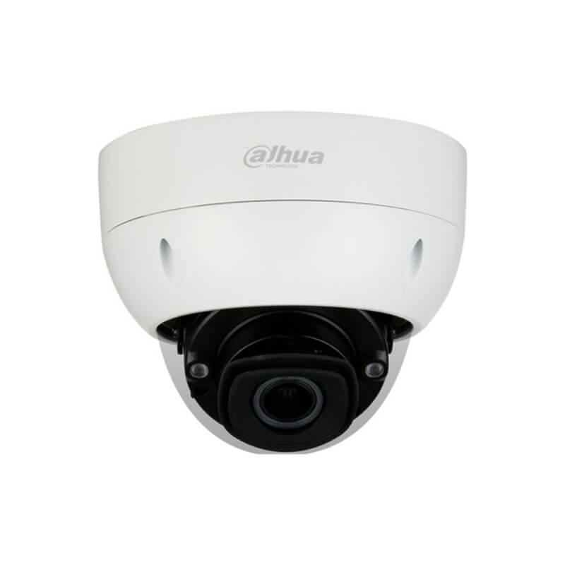 Dahua | Cámara Domo IP 4MP | IA Perimetral y Reconocimiento Facial | Lente Motorizado 2.7-12mm | IP67 e IK10