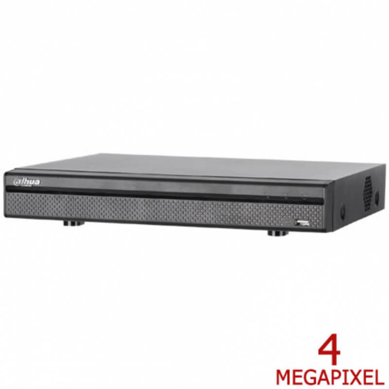 Dahua | DVR 4/8/16 Canales HDCVI | Resolución 4MP | H.264+ | Salida HDMI/VGA