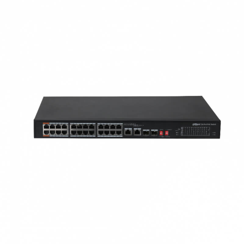 SWITCH DE ESCRITORIO DAHUA DH-PFS3226-24ET-240 Intelligent PoE 24 PORT