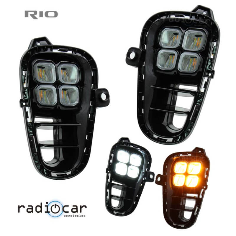 Halogenos Led Neblineros Kia Rio