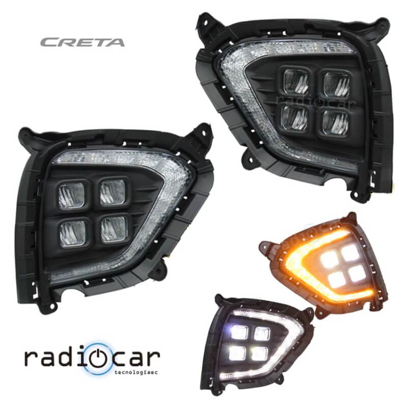 Halogenos Led Neblineros Hyundai Creta