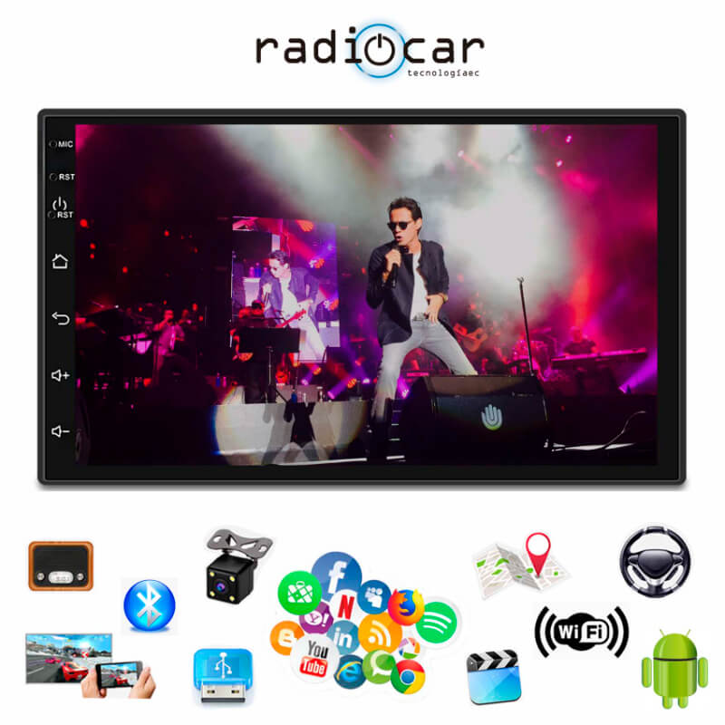 Radio Multimedia 7 pulgadas universal