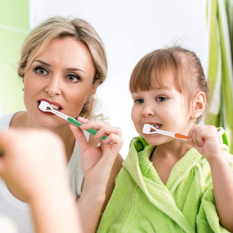 cepillo de dientes doble cara