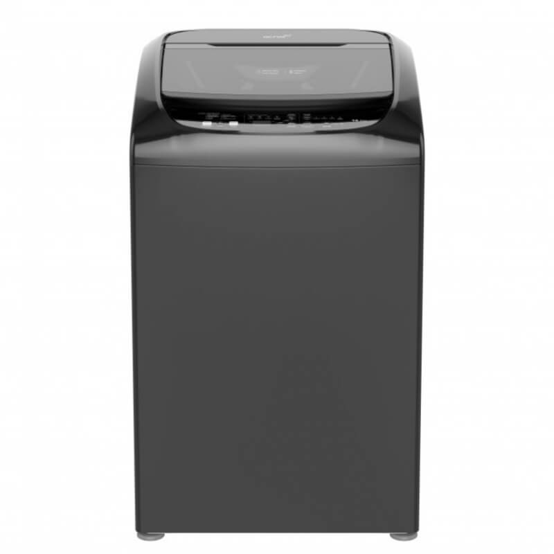 LAVADORA WHIRLPOOL ACROS CARGA SUPERIOR - NEGRA - 16Kg MAX INTELLIGENCE - 10 CICLOS