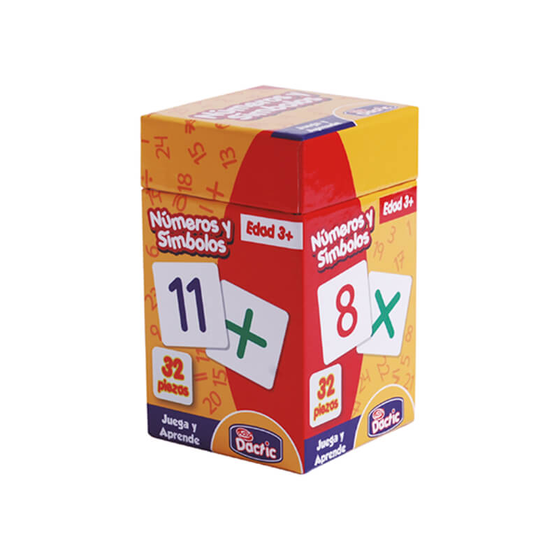 Numero y Simbolo Matematico Carton