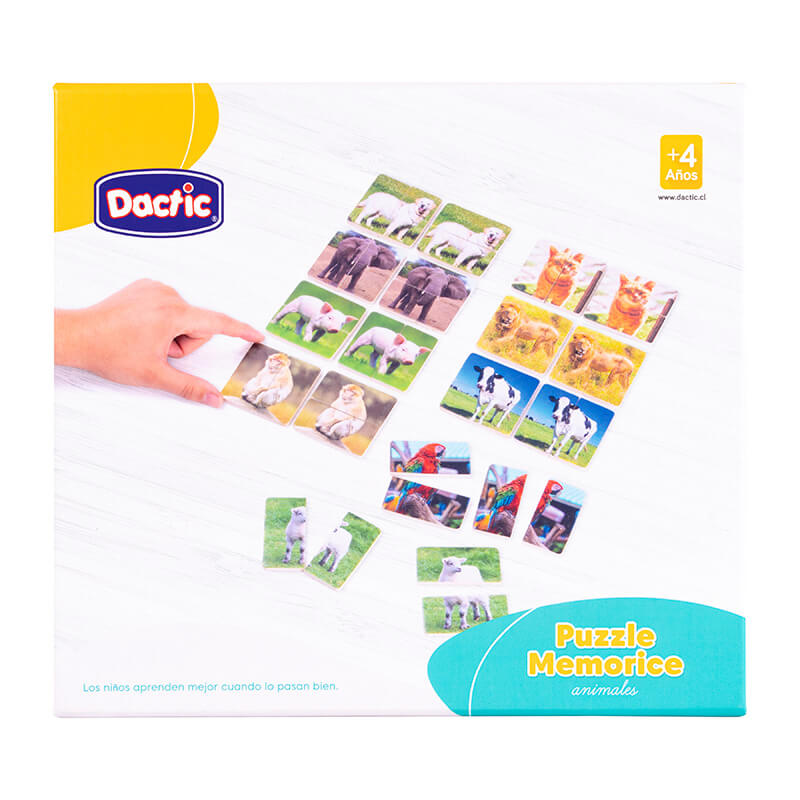 Puzzle/Memorice Animal Madera