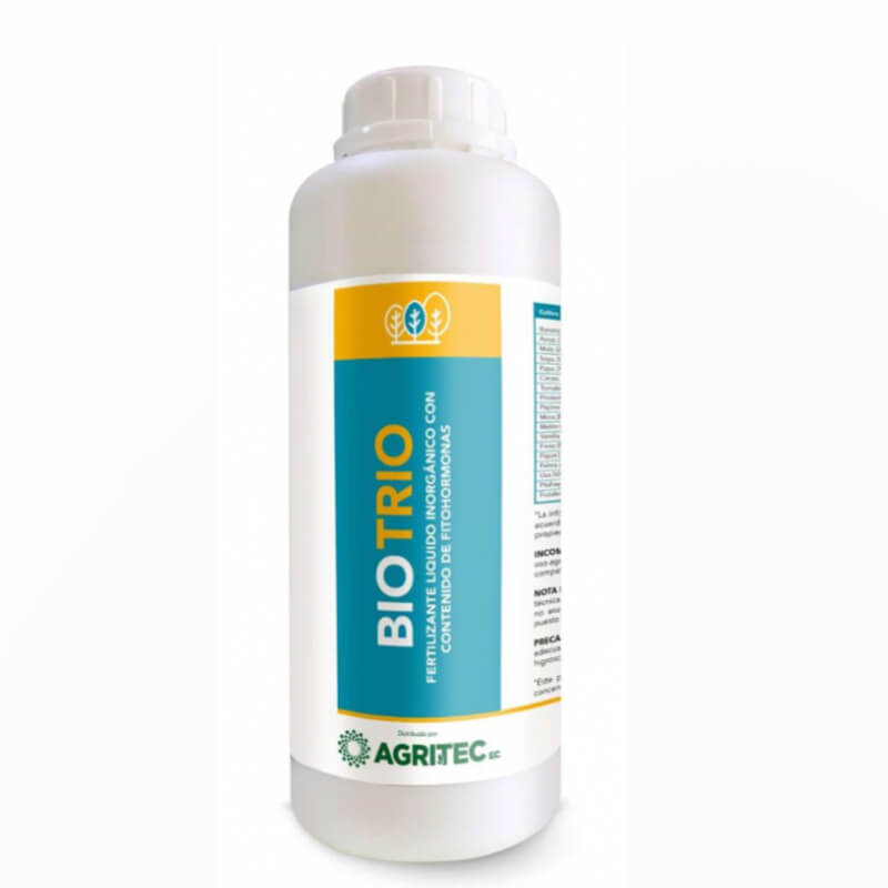 Biotrio 1L: Fertilizante Líquido para Cultivos Sanos y Vigorosos