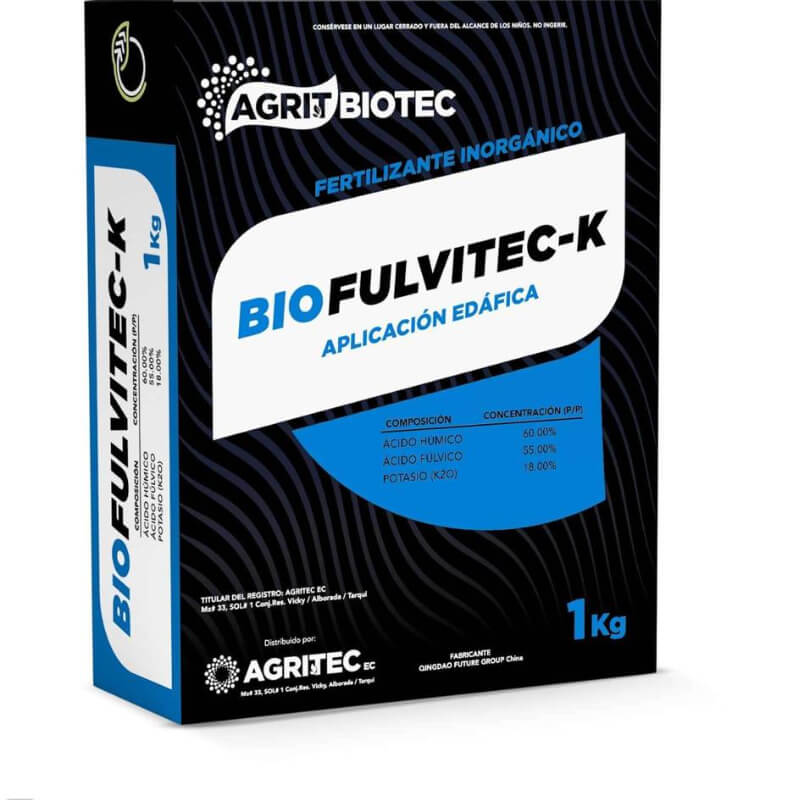 BIOFULVITEC-K 1 KG: Ácido fúlvico para plantas