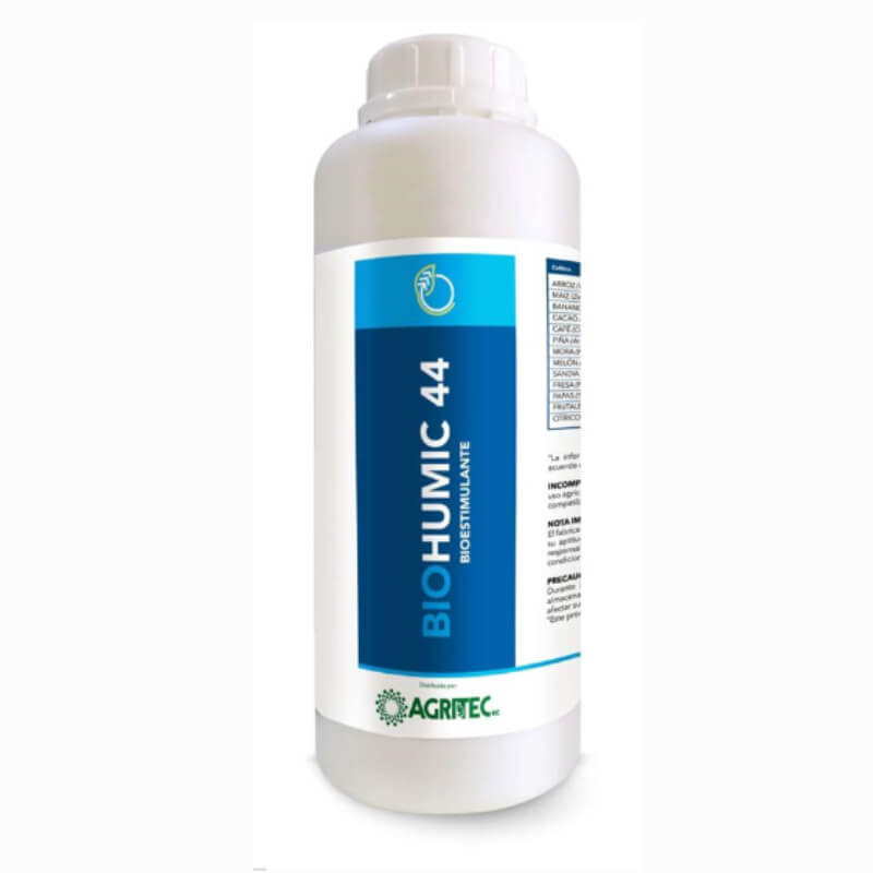 BIOHUMIC 44 1LTR: Enmienda Húmica Líquida para Plantas - Mejora el Crecimiento y Rendimiento