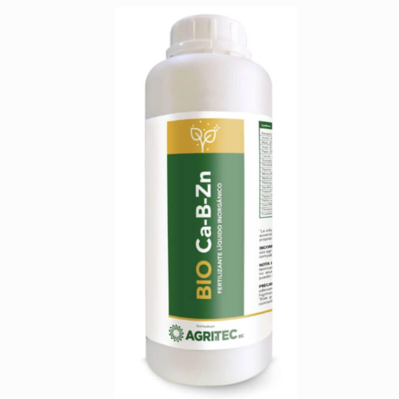 BIO Ca-B-Zn: Fertilizante Soluble para Crecimiento Vegetal