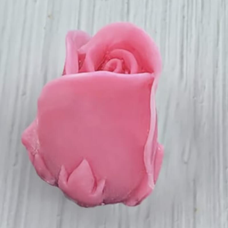 Molde de silicona diseño de Rosa, para uso en Velas, jabones, resina, yeso, chocolate.