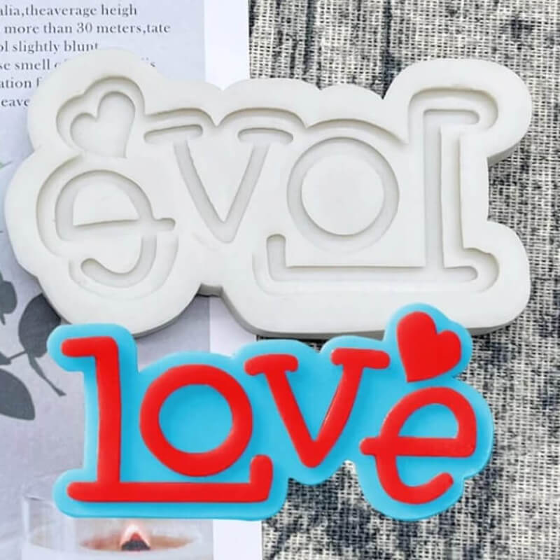 Molde de silicona LOVE