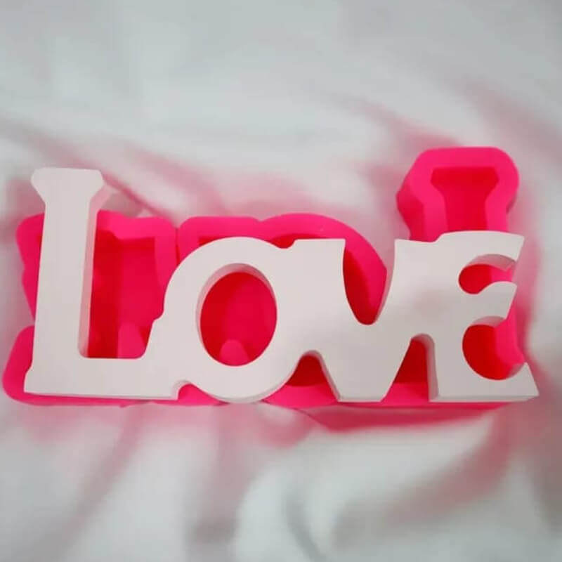 Molde de silicona LOVE larga