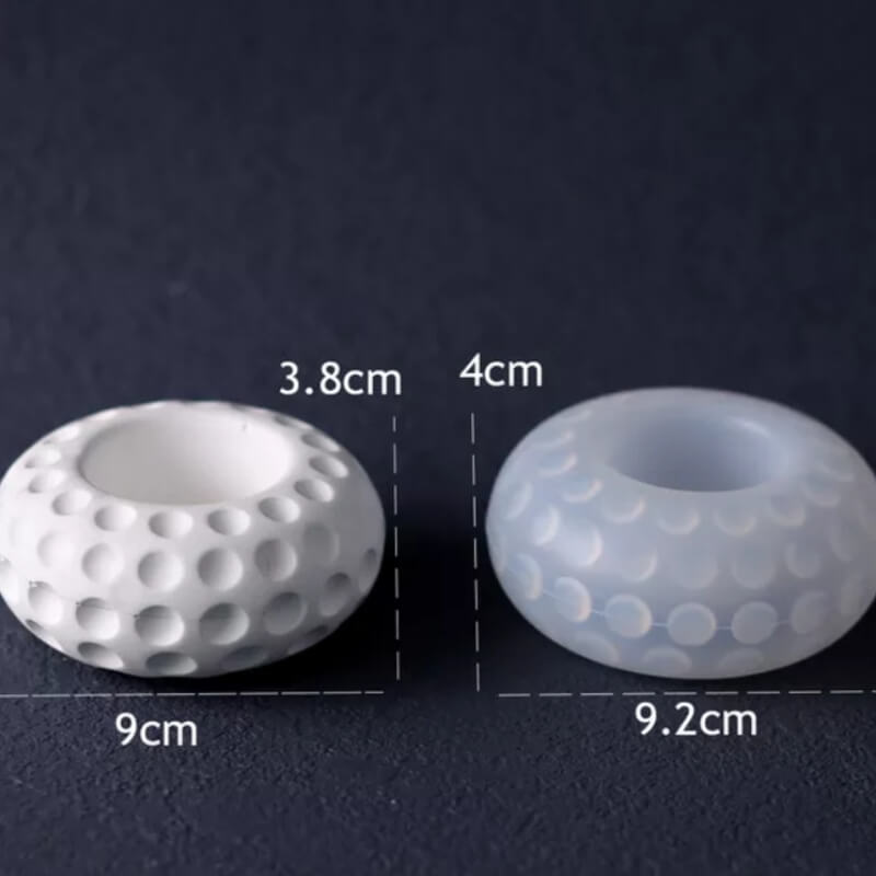 Combo de moldes de silicona para Macetas 3 diseños diferentes para uso en Velas, resina, yeso, cemento. (precio individual en la descripción)