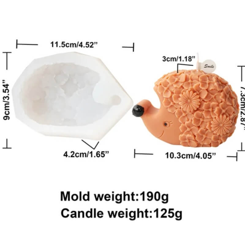 molde de PUERCO ESPIN 2D