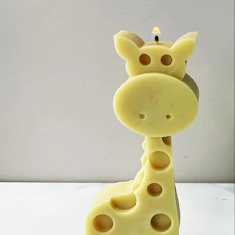 Molde de silicona de diseño de JIRAFA para uso en Velas, jabón, resina, yeso, chocolate.