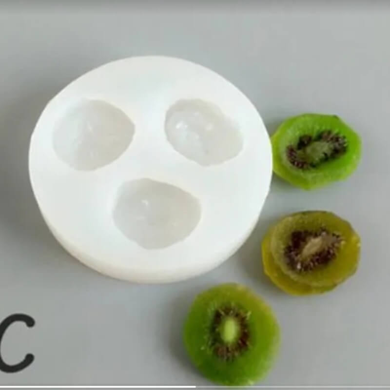 Molde de silicona diseño de KIWI CHIPS, para uso en Velas, jabones, resina, yeso, chocolate. descuento