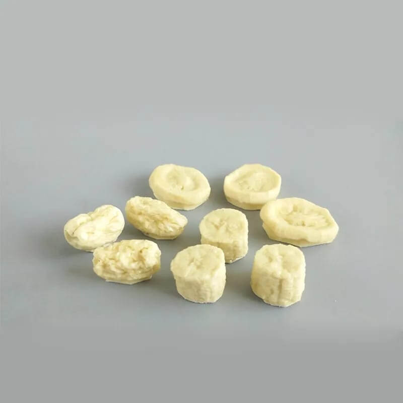 Molde de silicona diseño de BANANA CHIPS, para uso en Velas, jabones, resina, yeso, chocolate. descuento