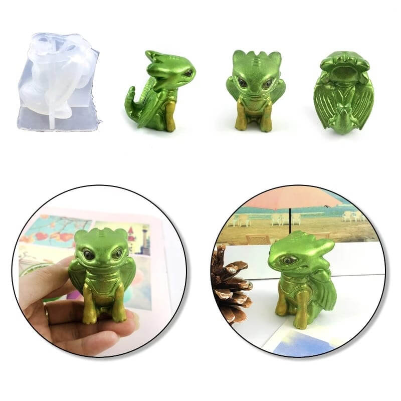 Molde de silicona con diseño de CHIMUELO 3D para uso en Velas, Jabones, resina, chocolate o yeso. descuento