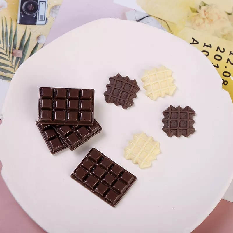 Molde de silicona con diseño TABLETAS DE CHOCOLATE para uso en Velas, Jabones, chocolate, resina, fondant, porcelana fría.