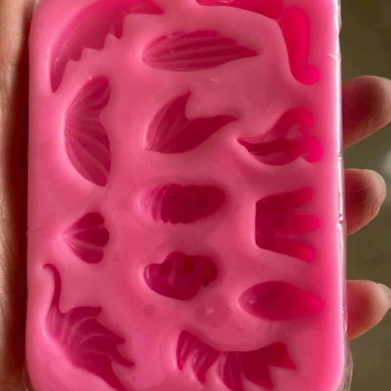 Moldes de silicona CABELLOS para apliques en porcelana fría. descuento