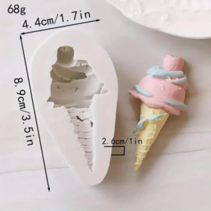 molde de HELADO Cono