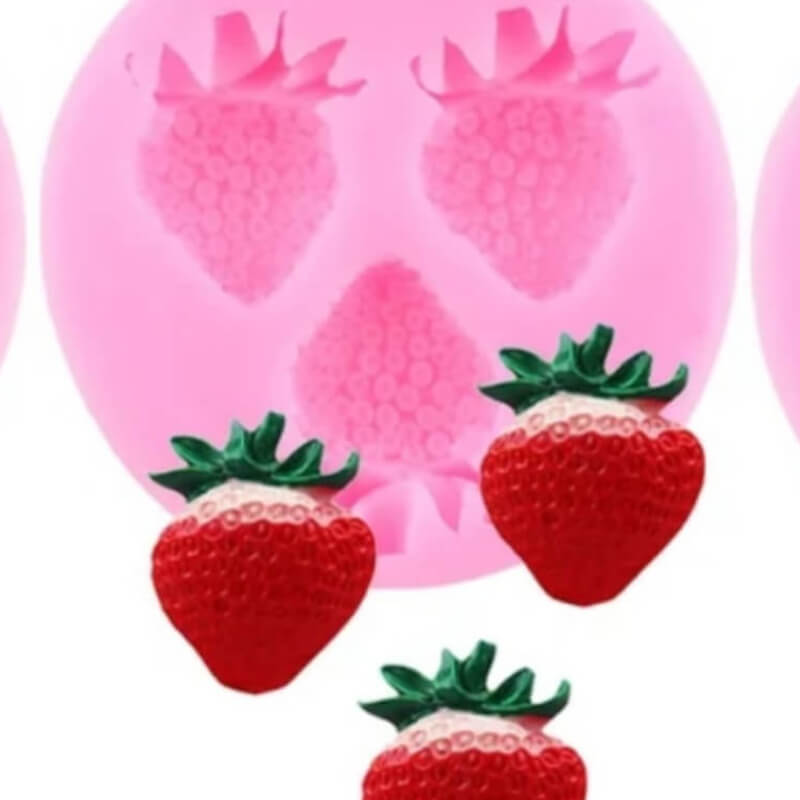 molde de FRUTILLA 2D MINI