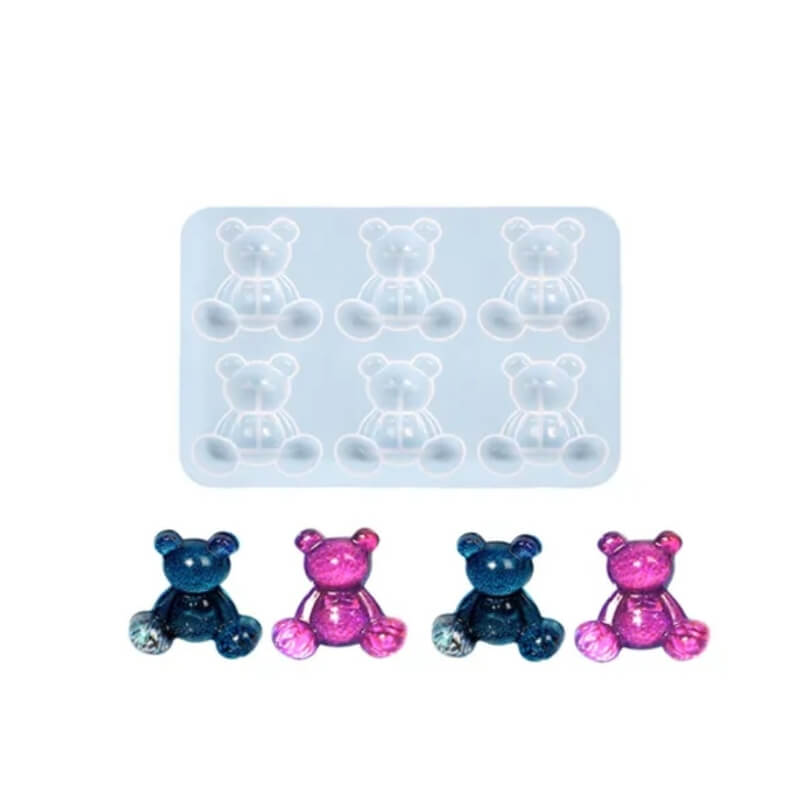 Molde de silicona OSOS SMALL, para uso en resina, chocolate, velas, jabones.
