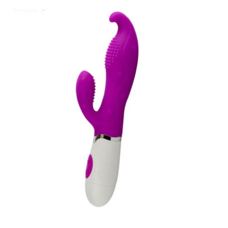 Vibrador punto G con estimulador de clítoris 10 vibraciones