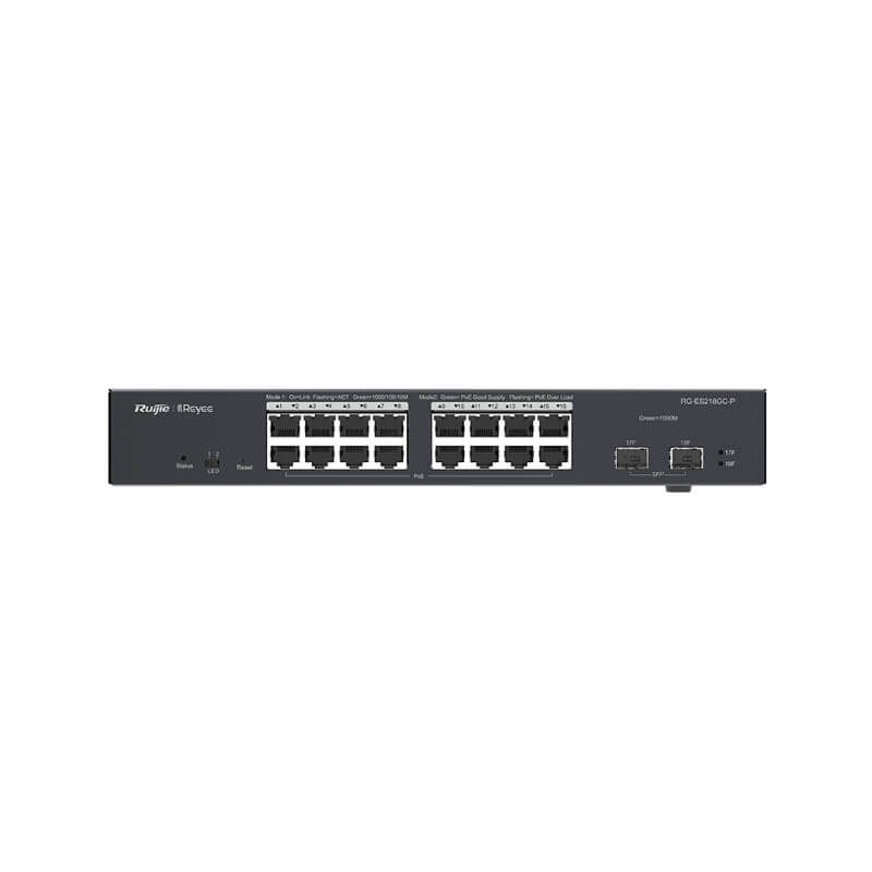 SWITCH RUIJIE CLOUD L2 18 PUERTOS GIGABIT Smart POE