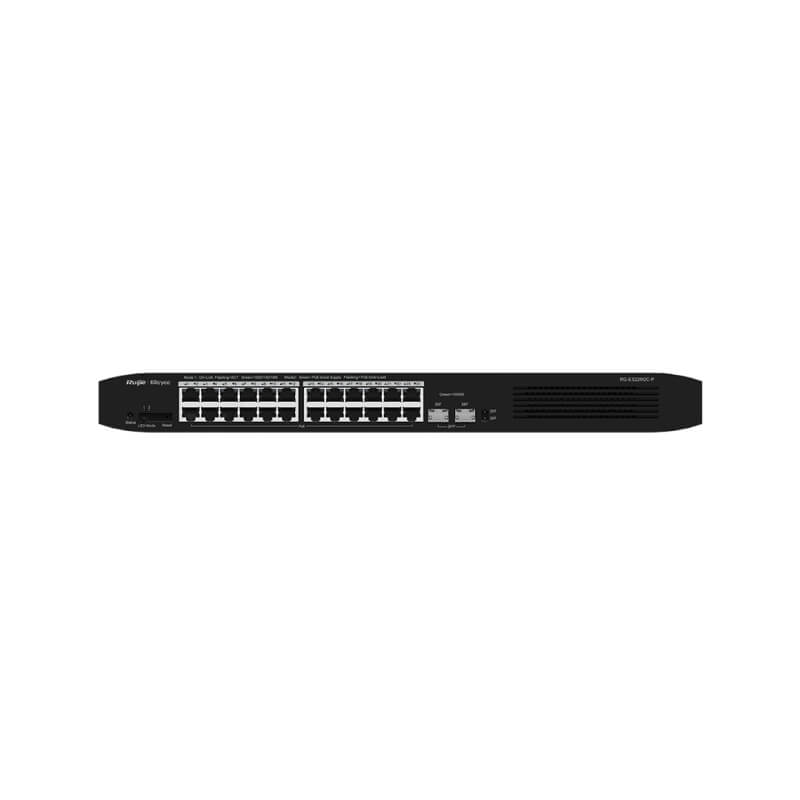 Conexión Avanzada con Switch Ruijie Cloud L2 26 Puertos Gigabit - Ideal para Routers