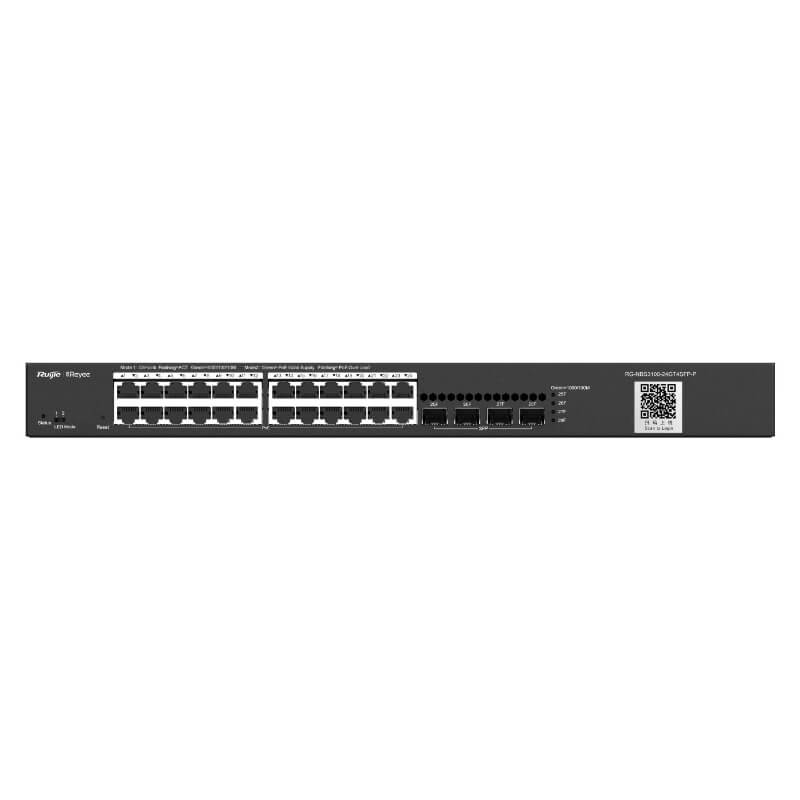 SWITCH RUIJIE CLOUD L2 24 PUERTOS GIGABIT 24 PoE/POE+