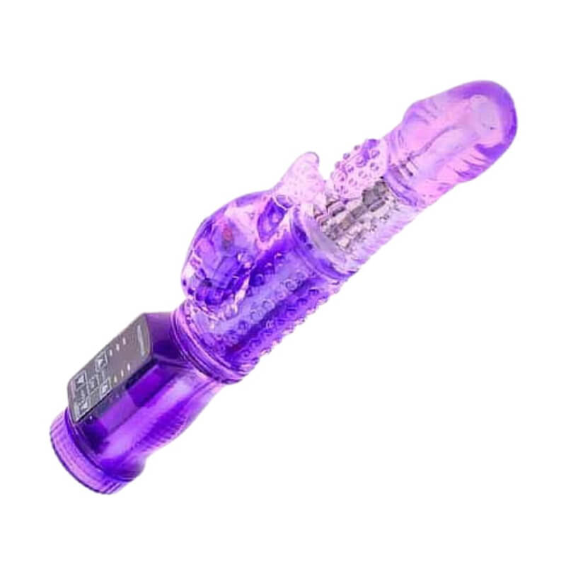 Vibrador Jack Rabbit Doble Estimulación y Rotación en cabeza 360°